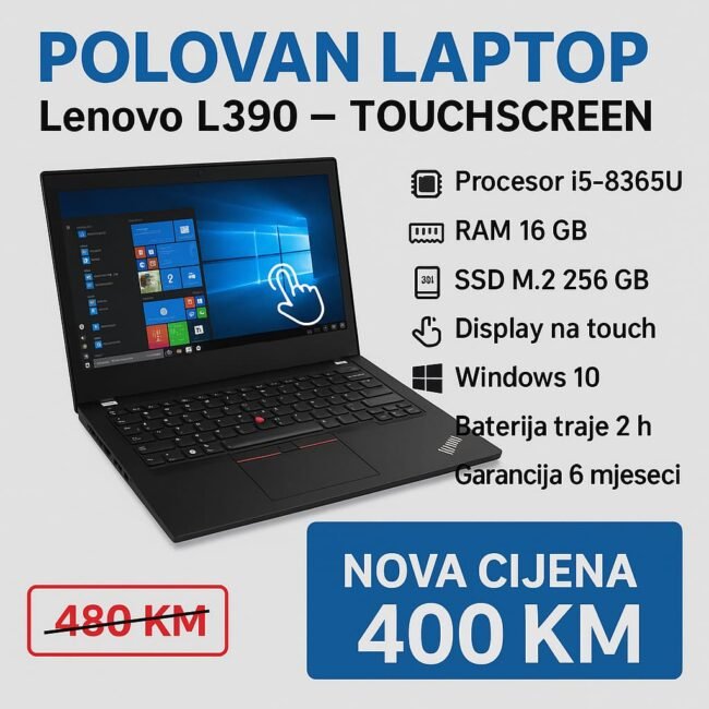 Polovan Laptop – Lenovo L390 TOUCHSCREEN