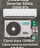 HISENSE Inverter klima 12000 BTU