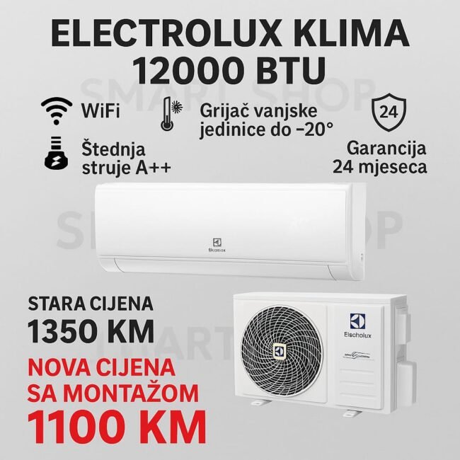 ELECTROLUX Inverter Klima 12000 BTU
