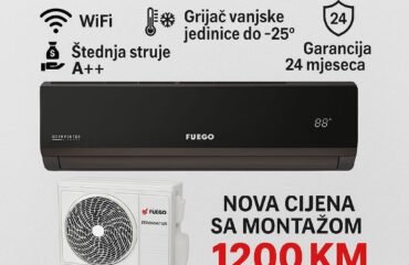 FUEGO inverter klima 12.000 BTU