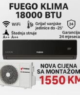 FUEGO Inverter klima 18000 BTU