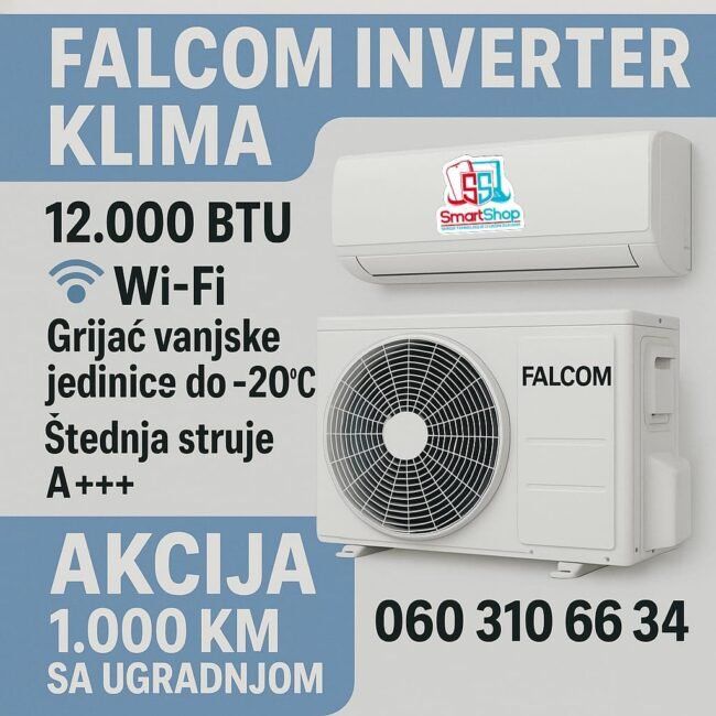 FALCOM INVERTER KLIMA – 12.000 BTU