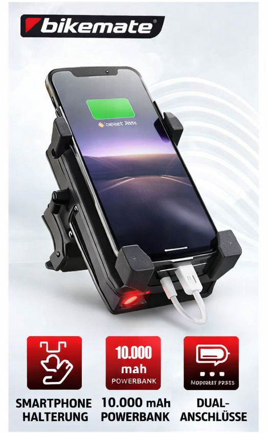 Držač telefona za bicikl sa powerbankom - Image 5