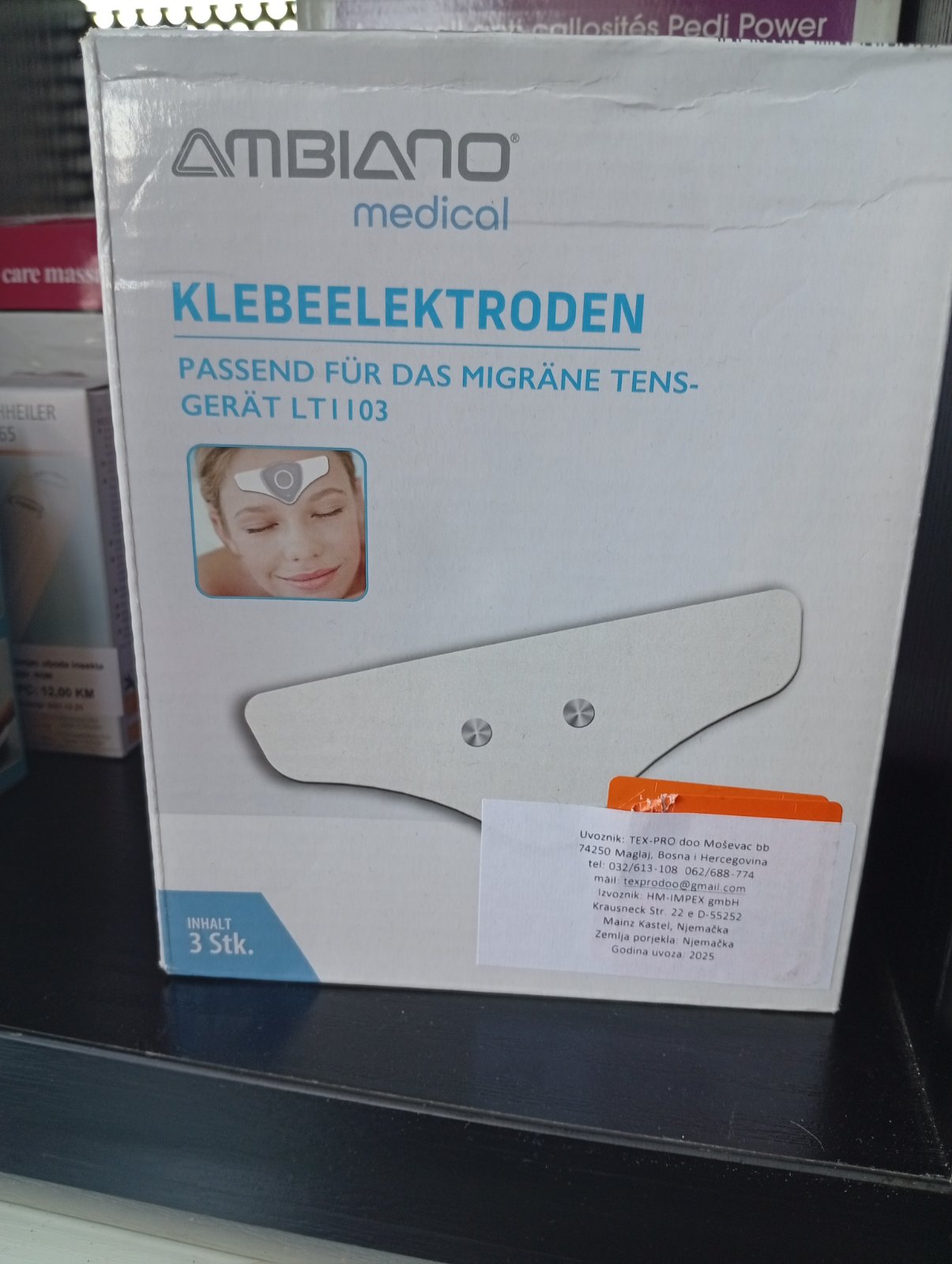 Ambiano Medical klebeelektroden (za Migraine TENS uređaj LTI103)
