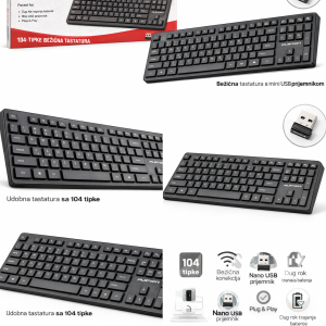 Bežična tastatura Platoon PL‑26