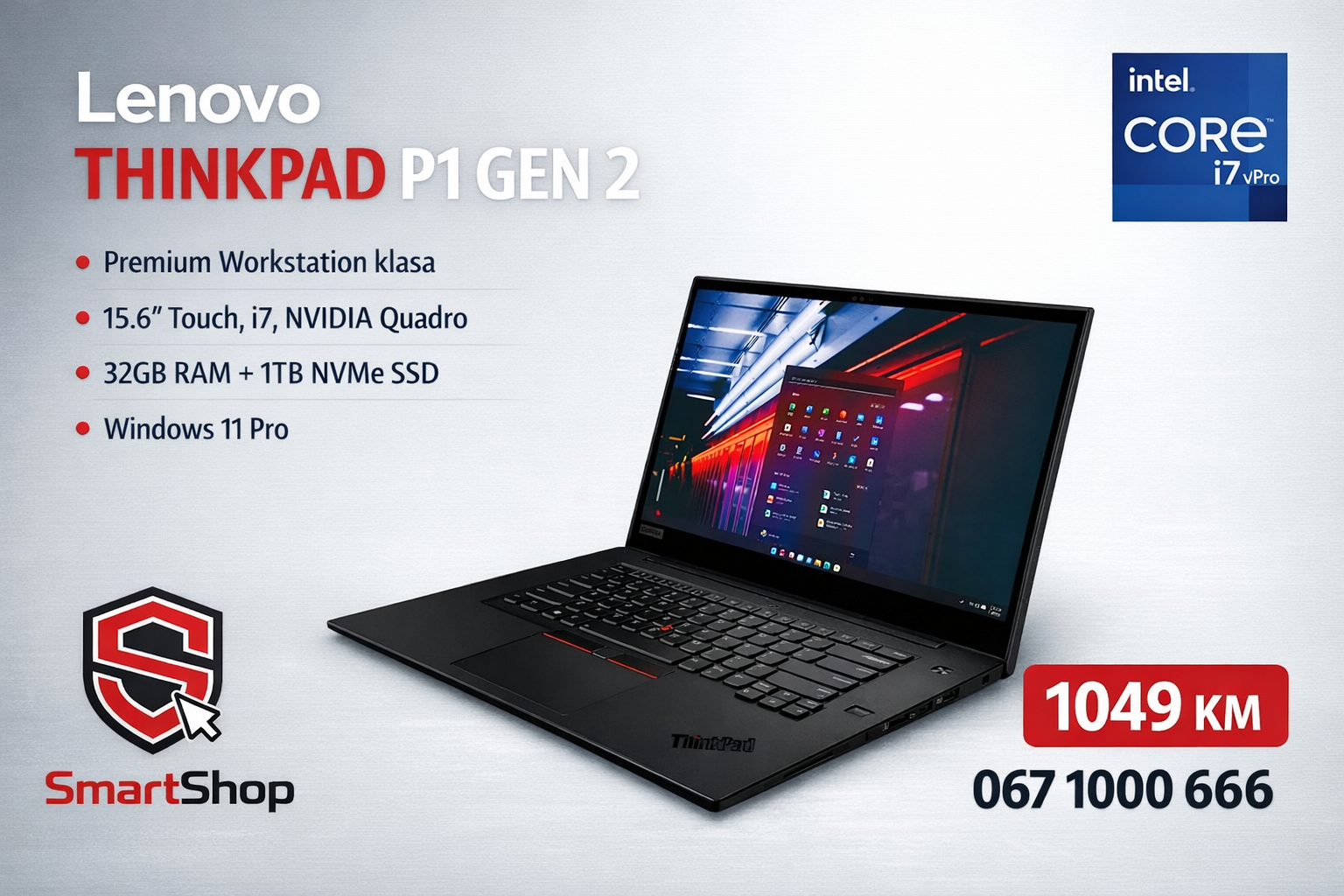 Lenovo ThinkPad P1 Gen 2 - Image 2